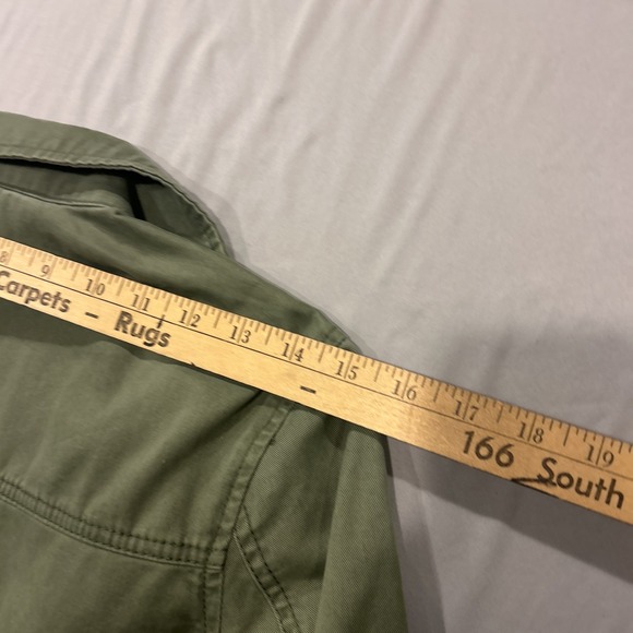 Abercrombie & Fitch Kids Girls XL 16 Army Green Utility Field Jacket - Picture 12 of 14